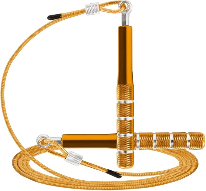 Jump Rope, Wastou Speed Jumping Rope for Training Fitness Exercise, Adjustable Adults Workout Skipping Rope for Men, Wome...