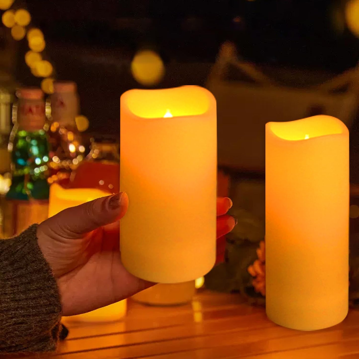 CLTNIKET 72-Pack LED Flameless Candles with Remote Control - Perfect for Home, Parties, and Special Occasions - Create a Magical Ambiance Effortlessly(Three Sizes)