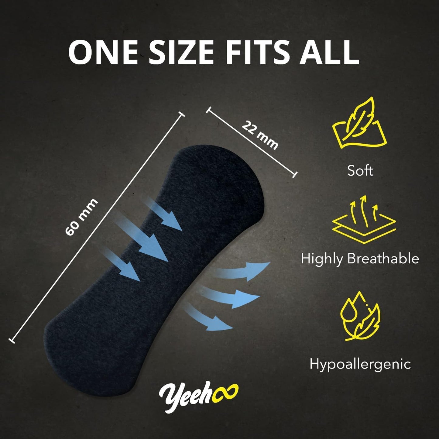 YeeHoo Anti-Snoring Nasal Strips for Sleep: Breathe Easy and Improve Airflow, Comfortable Fit for Better Breathing and Quality Rest, Ideal for Snorers, Office Workers, Athletes & Pregnant Women