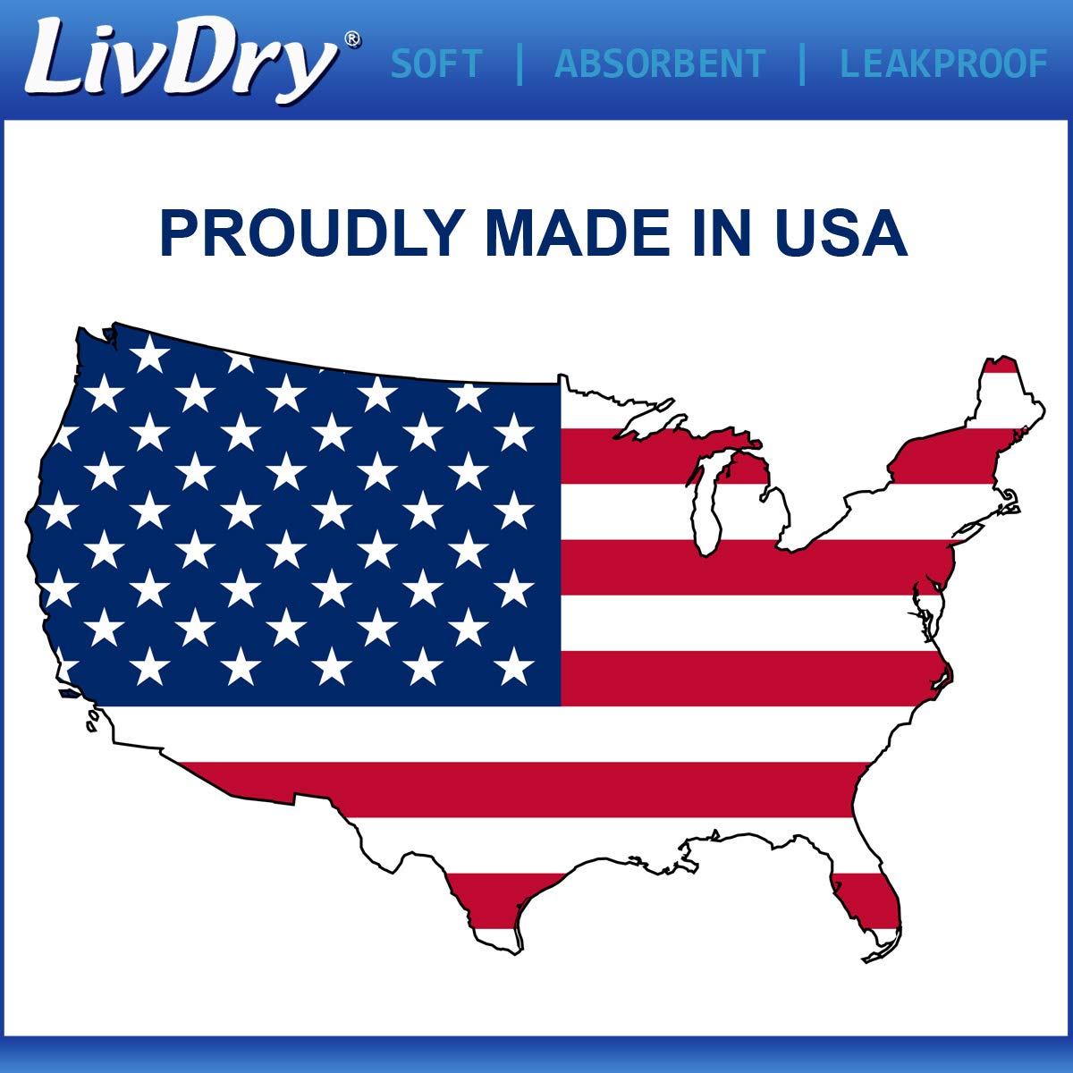 LivDry Ultimate Adult Incontinence Underwear, High Absorbency, Leak Cuff Protection, Small, 18-Pack