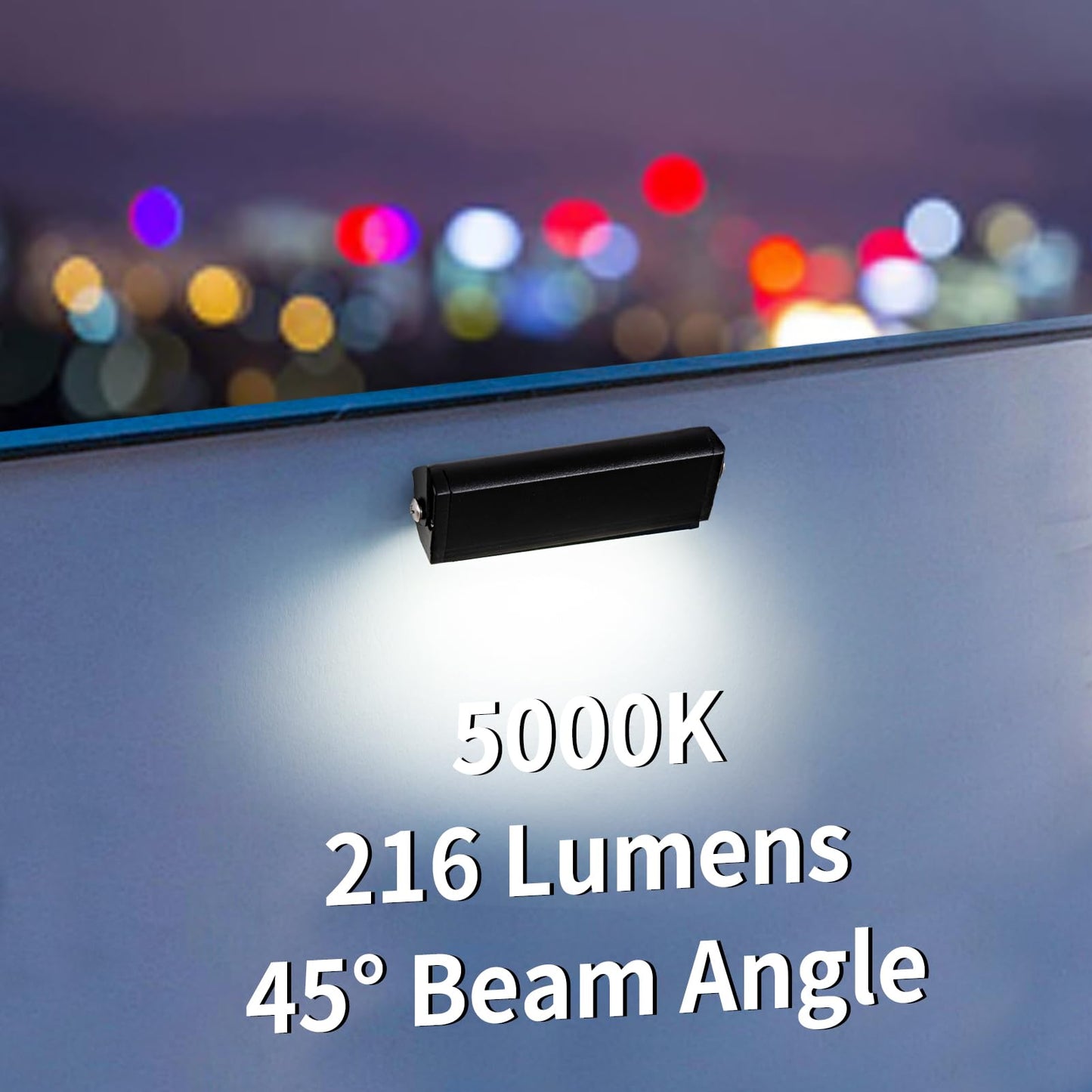 Kwinmyso 4 Low Voltage Landscape Light, 5000K Daylight White, Aluminum, 8 Pack, Model Kw-4-8-5000K-Black, 50