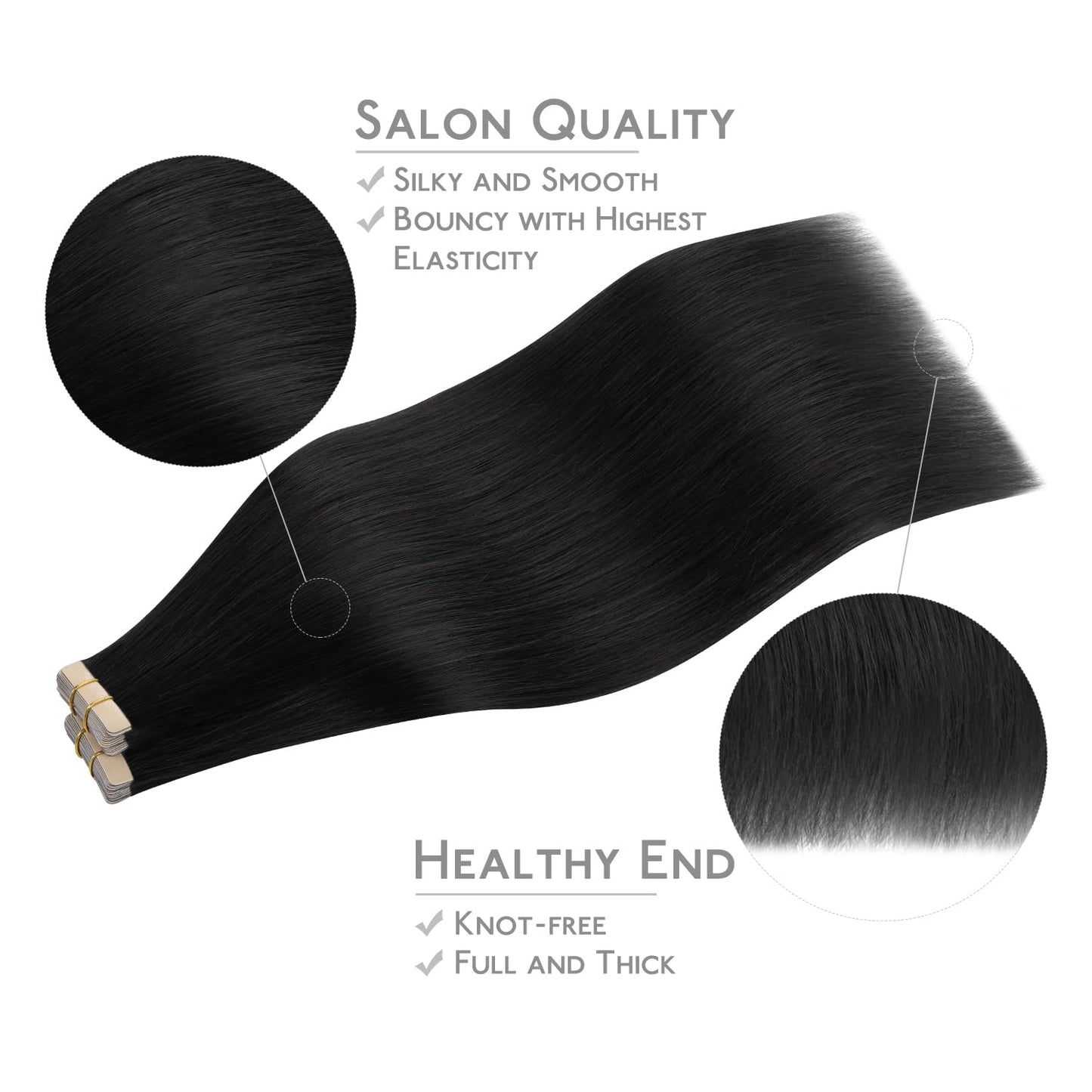 WENNALIFE Tape in Hair Extensions Human Hair, 40pcs 120g 26 inch Auburn Ginger Hair Extensions Real Human Hair Straight Tape in