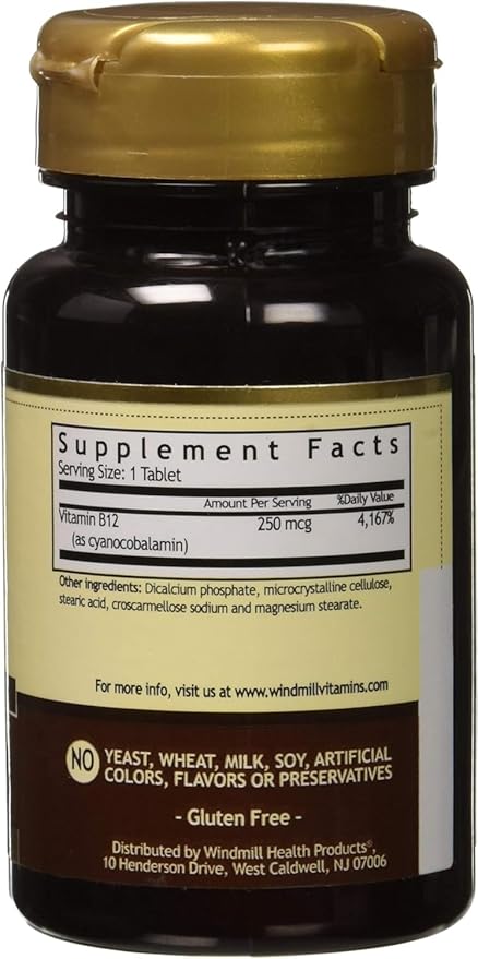 Vitamin B-12 TABS 100 Mcg WMILL Size: 100