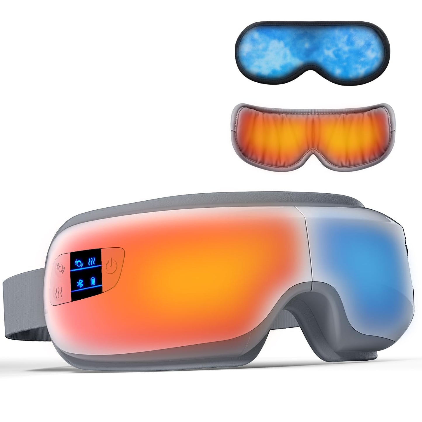 Eye Massager with Heat and Cooling, Valentines Day Gifts for Women Men, Heated Eye Mask Reduces Migraines, Dry Eyes, Headache Relief Eye Care Devices, Birthday Gifts for Her Him