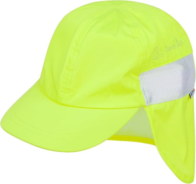 SwimZip Sun Hat with Neck Flap | UPF 50+ Protection for Baby, Toddler, and Kids