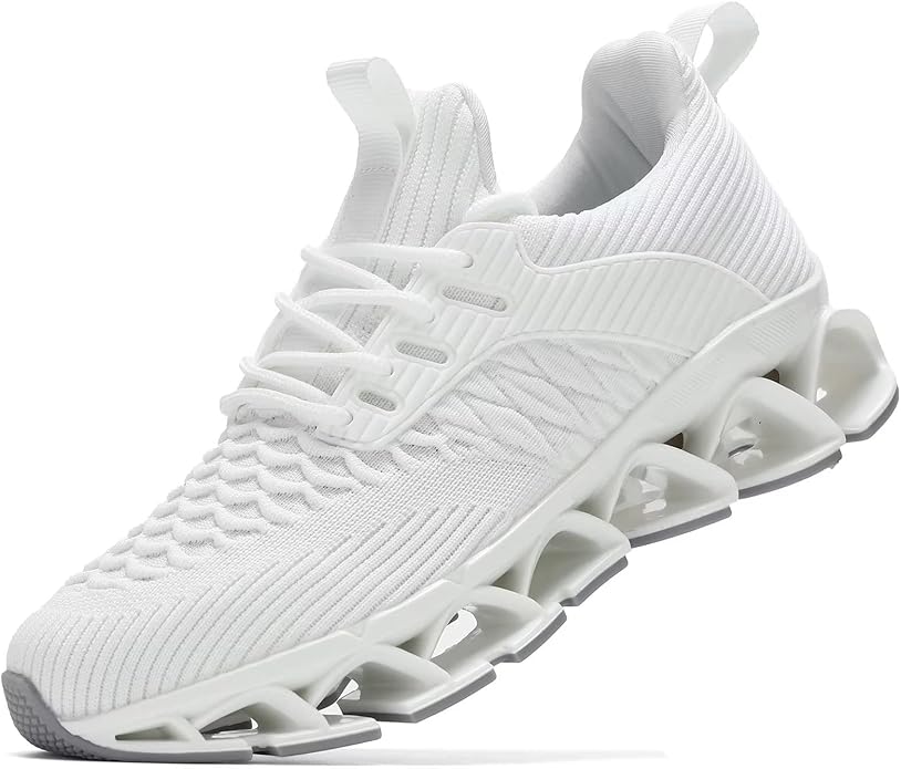 Wrezatro Women's Slip on Walking Running Shoes Blade Tennis Casual Fashion Sneakers Comfort Non Slip Work Sport Athletic T...