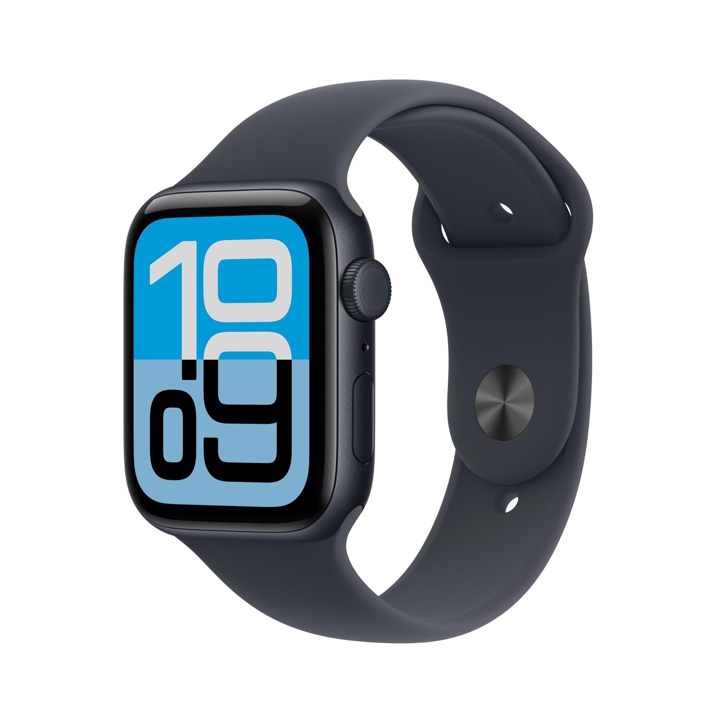 Apple Watch SE 3 [GPS + Cellular 44mm] Smartwatch with Midnight Aluminum Case with Midnight Sport Band - M/L. Fitness and Sleep