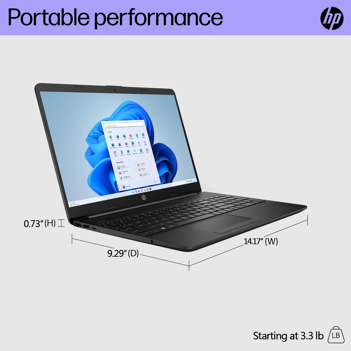 Hp New 15.6 G10 Business Laptop, Amd Ryzen 5 7530U Processor (Beat I7-1355U), Amd Radeon Graphics, 32Gb Ram, 512Gb Ssd, Fhd Disp