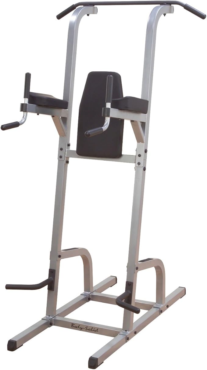 Body-Solid GVKR82 Multi-Function Power Tower With Vertical Knee Raise, Dip Station, Push-Up station, and Pull-Up Station F...