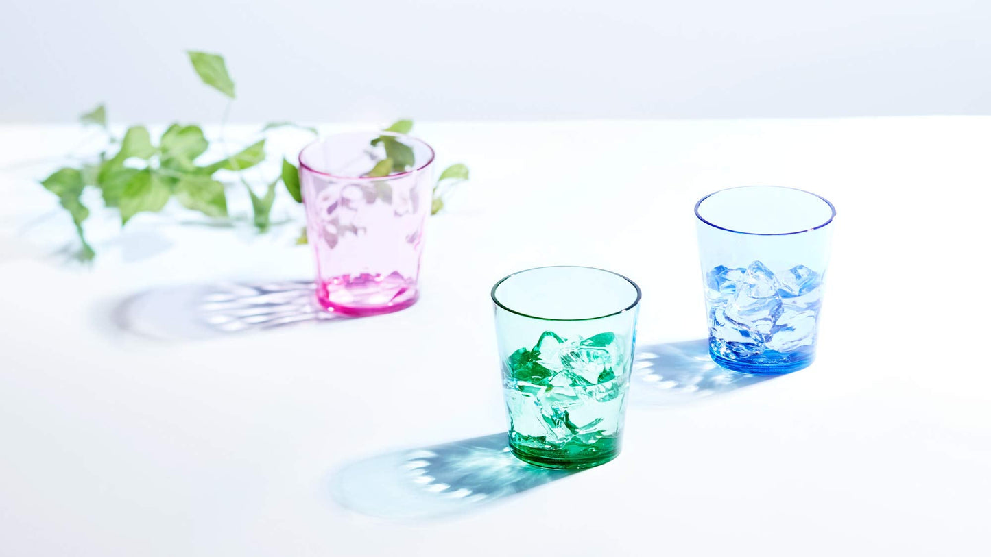 SCANDINOVIA - 8 oz Unbreakable Premium Juice Glasses Kid Cups- Set of 4 - Super Grade Acrylic Plastic Tumbler Cups - Perfect for Gifts - BPA Free - Dishwasher Safe - Stackable - Reusable