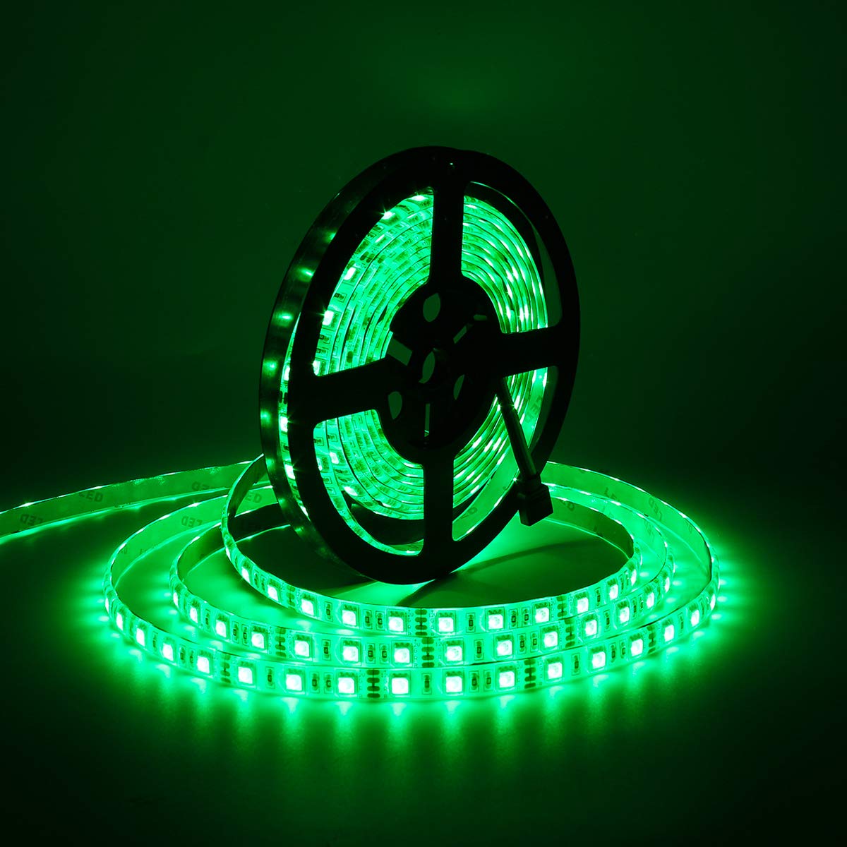 Supernight Led Strip Lights 16.4Ft Smd 5050 Waterproof 300Leds Rgb Flexible Led Light Strip Rope + 44Key Ir Remote Controller For Bedroom Tv Backlight Christmas (Not Include Power Adapter)