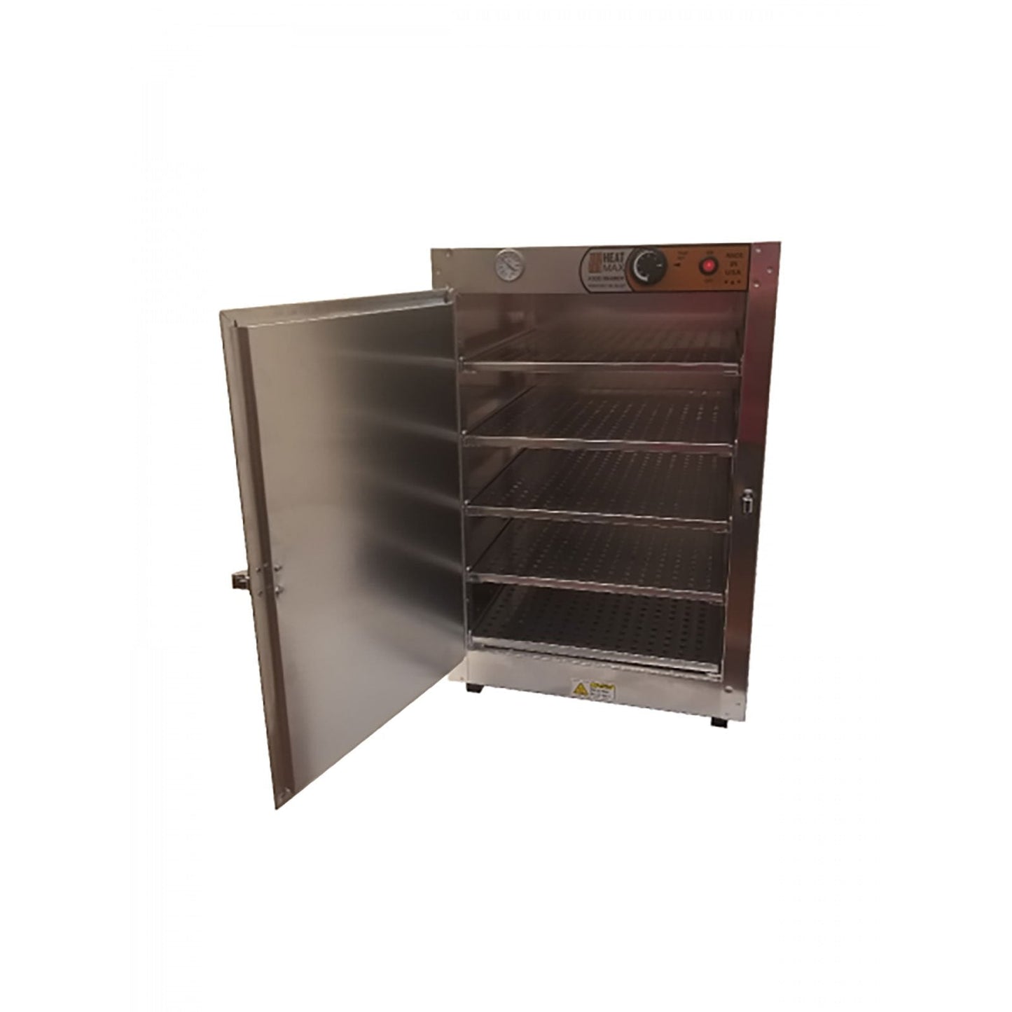 HeatMax 191929 Food Warmer Hot Box, Concession Warmer, Pizza Warmer, Great for Fund Raising, Shelves are 15.75"W x 18.5"D, NOT for PROOFING - Made in USA with Service and Support, for Half Size Pans