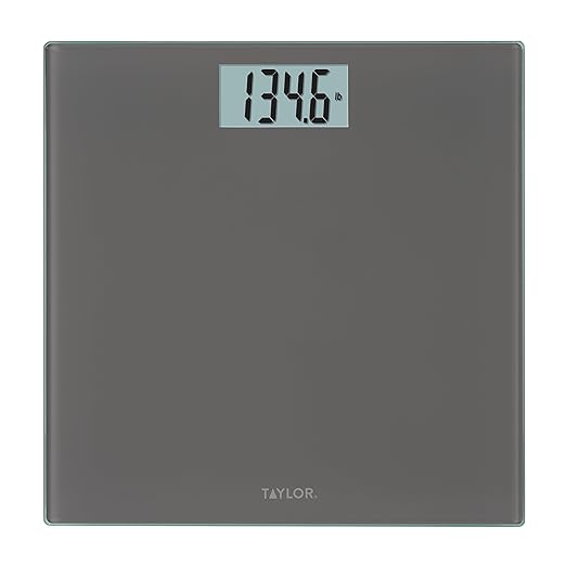 Taylor Smart Bathroom Scale with Precision Hub App, 400 lb Capacity, 8 User Profiles, Bluetooth Sync to 3rd Party Apps, Bo...