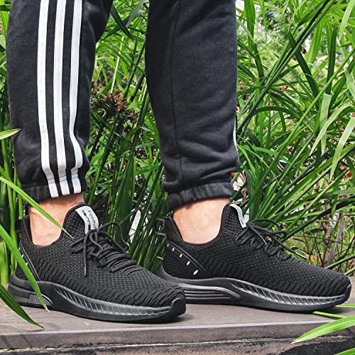 Feethit Mens Slip On Walking Shoes Blade Tennis Shoes Non Slip Running Shoes Lightweight Workout Shoes Breathable Mesh Fas...