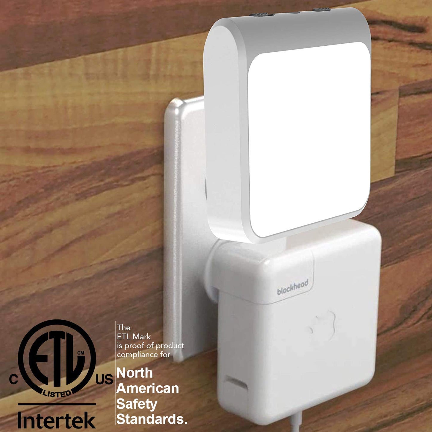 Solatec Plug-in LED Night Light with Dusk to Dawn Sensor, Adjustable Brightness, Warm White & Cool White, Model SL-8
