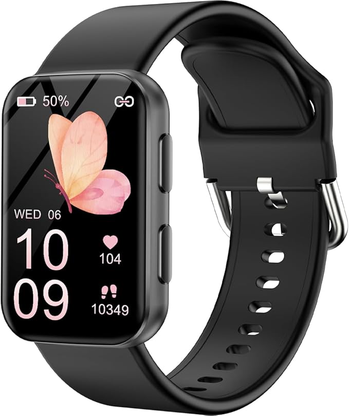 MorePro Health Fitness Tracker with Blood oxy-gen Monitor and 24/7 Heart Rate and Blood Pressure, Sleep Monitor, 120+ Spor...