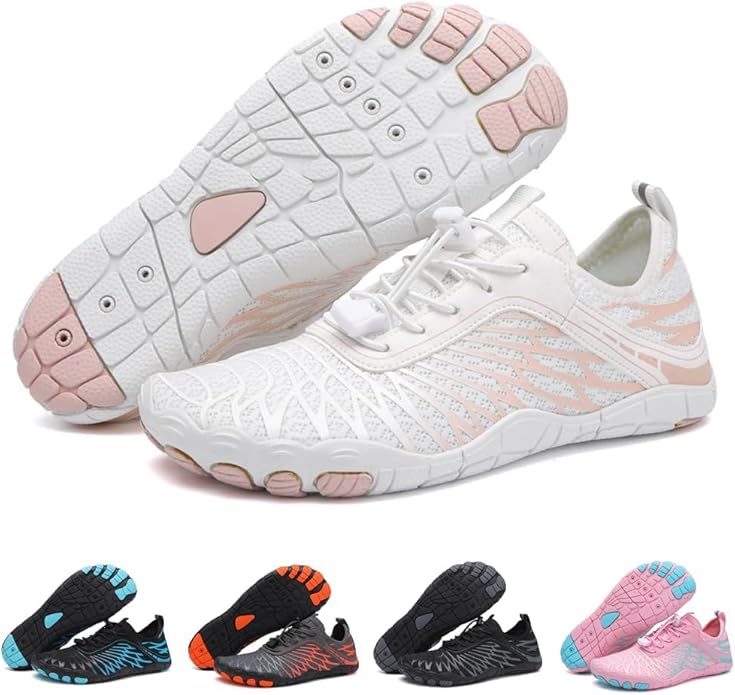 Hike Barefoot Shoes Womens Men Footwear,Pro-Healthy&Non-Slip Water Shoe for Women Men, Wide Toe Running Shoes Boots Sneake...