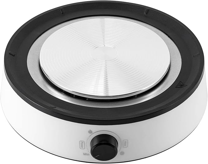 4L/4.2Qt Electric Hot Pot,Portable Electric Pan 1350W,Non-Stick Electric Skillet 1-5 People,Multi-Cooker for Parties, Barbecues,Camping,Travel (White)