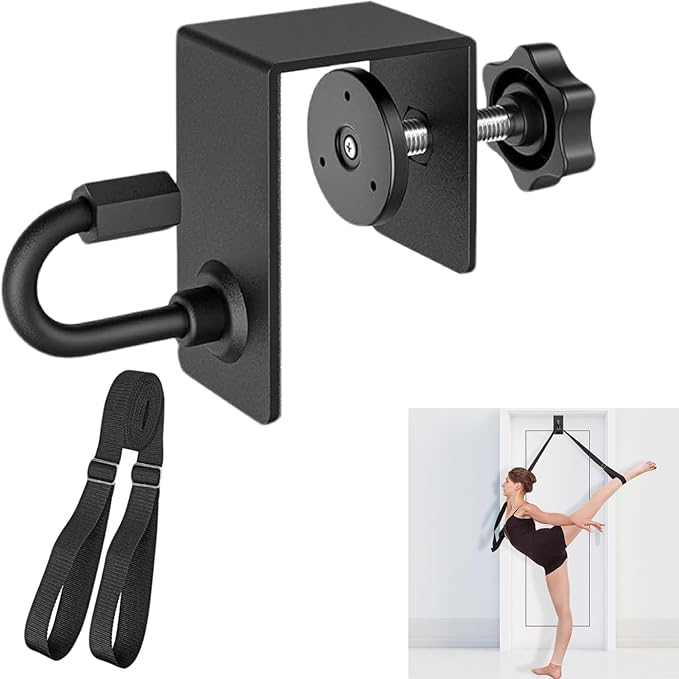 Kipika Stretching Strap with Door Anchor - Door Flexibility Trainer for Ballet, Dance, Yoga, Taekwondo, and Gymnastics - L...