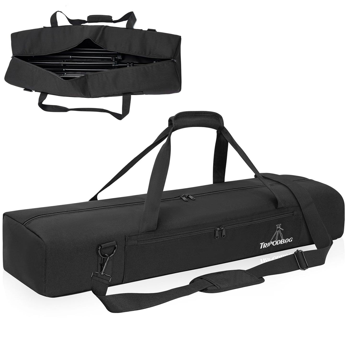 TORIBIO 33.5 Multifunctional Tripod Bag, Heavy Duty Tripod Carrying Case, Case for Music Stand Mic Speakers Lights Boom Cameras