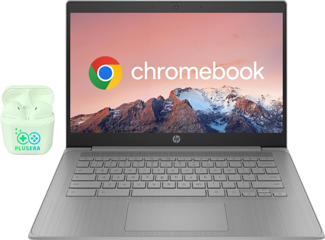 Hp Chromebook 14 Business & Student Laptop Computer, 4Gb Ram,320Gb Storage (64Gb Emmc + 256Gb Docking Station), 4-Cores Intel Ce