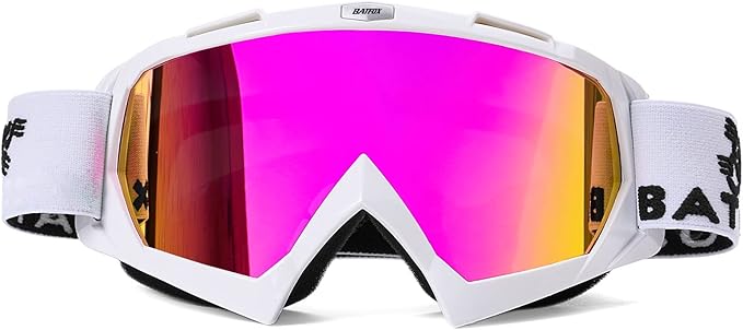 BATFOX Dirt Bike ATV Goggles Motorcycle Gear Riding Motocross Dirtbike 4-Wheeler MX DH Accessories Goggles Glasses for Men...