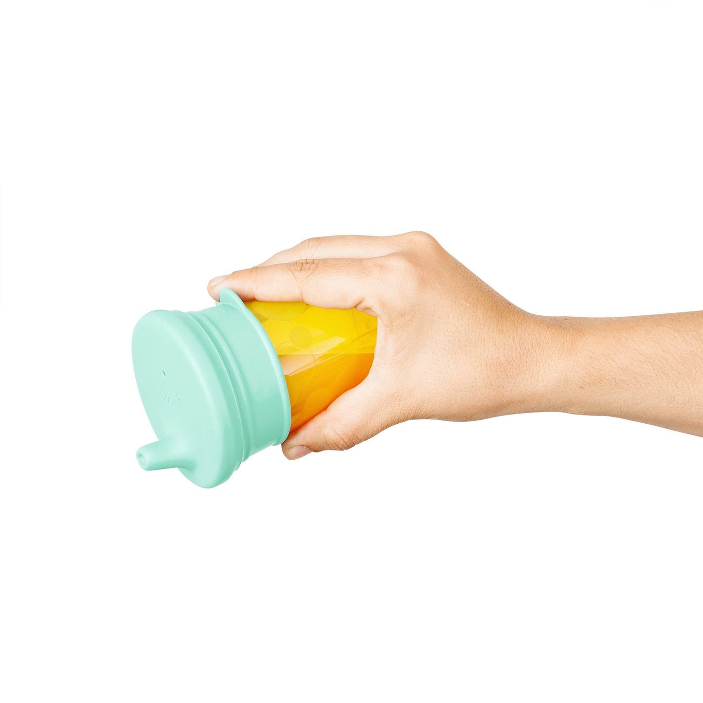 Boon Snug Silicone Sippy Cup Lids - Convert Any Kids Cups or Toddler Cups into Soft Spout Sippy Cups - Toddler Feeding Supplies and Travel Essentials - Green - 3 Count