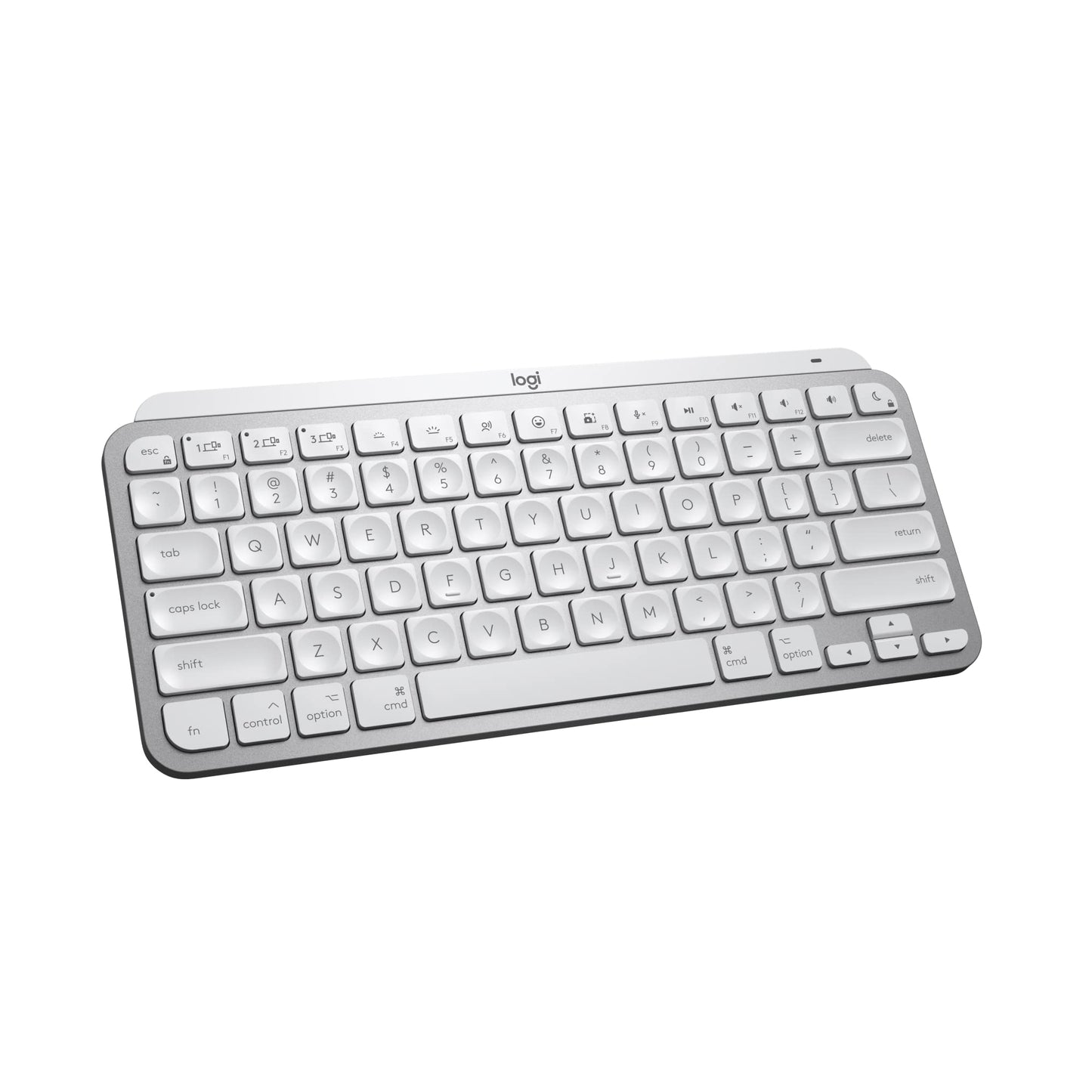 Logitech Mx Keys Mini For Mac Minimalist Wireless Keyboard, Compact, Bluetooth, Backlit Keys, Usb-C, Tactile Typing, Compatible