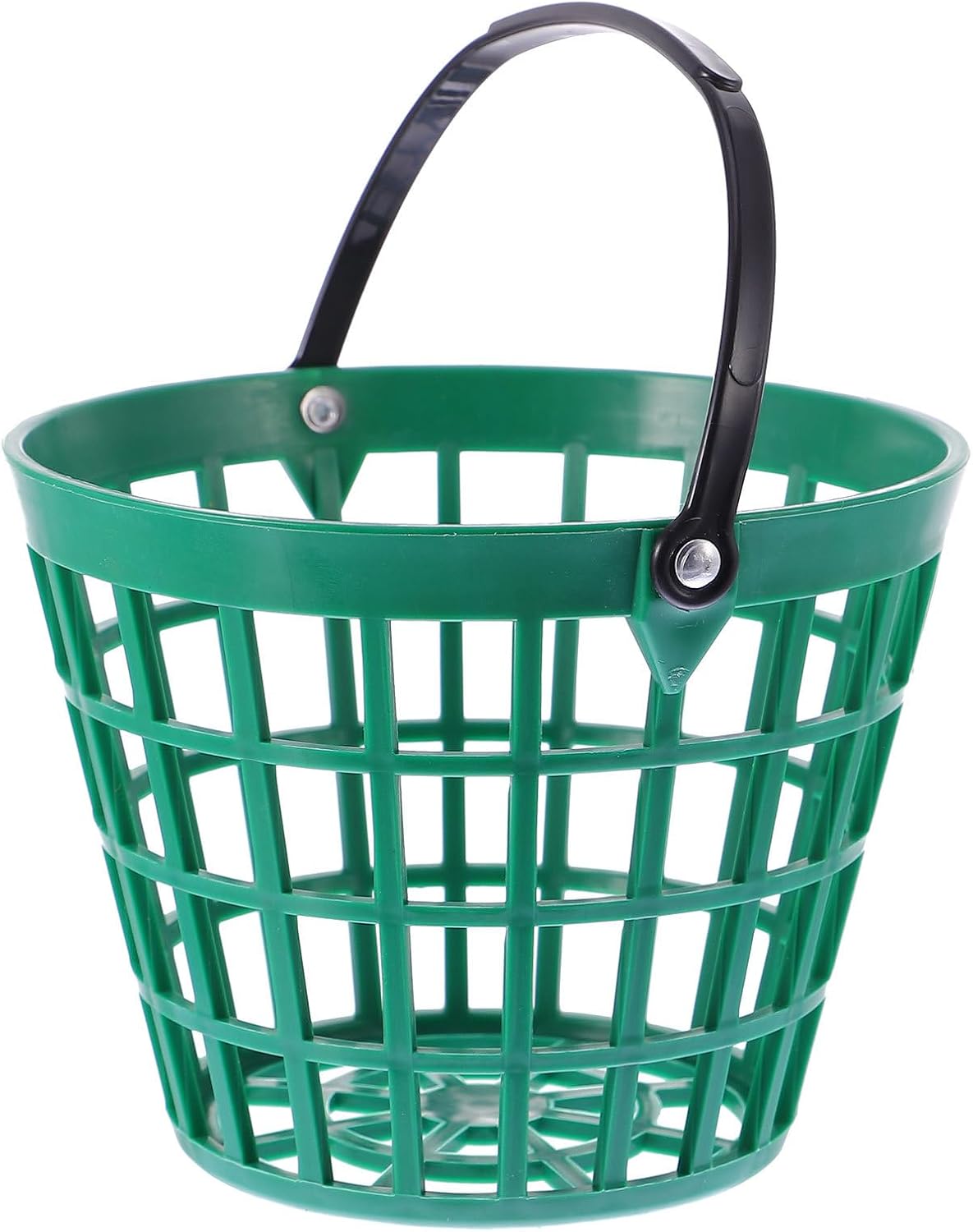 BESPORTBLE Plastic Golf Ball Basket Golf Ball Container with Handle Wire Ball Container for 25 Balls Outdoor