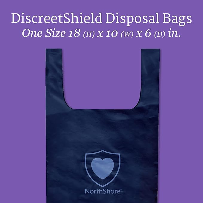 NorthShore DiscreetShield Disposal Bags, Pack/25