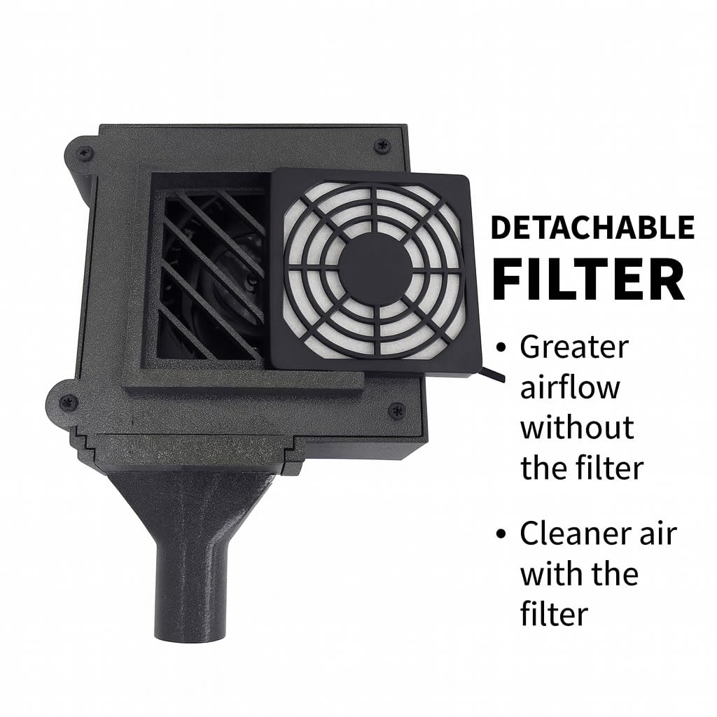 CPAP Hose Dryer with Timer, Fast Drying for 22mm CPAP/BIPAP Tubes, USB-Powered with Air Filter, Compact & Lightweight