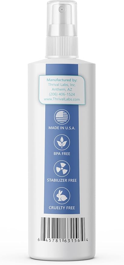 ProH2O2 3% Food Grade Hydrogen Peroxide – Natural Cleaner & Disinfectant – Suitable for Household Use – Ideal for Cleaning, Sanitizing & Gargle – 8 oz Spray Bottle (Pack of 4)