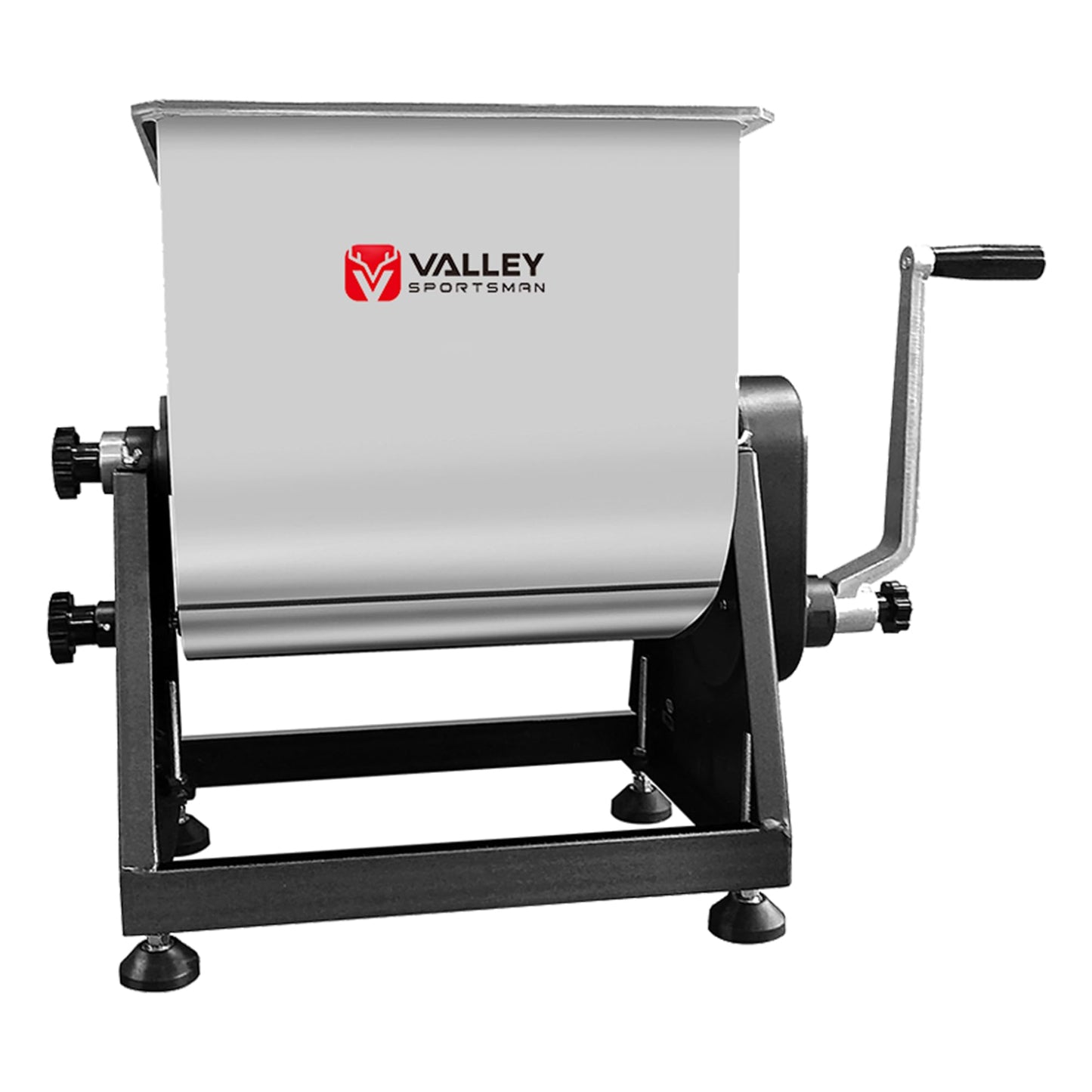 Valley Sportsman Meat Mixer, 7 Gallons/50LBS，Manually Cranked or Motorized Sausage Mixer Machine for Mixing, Both Commercial and Household Use