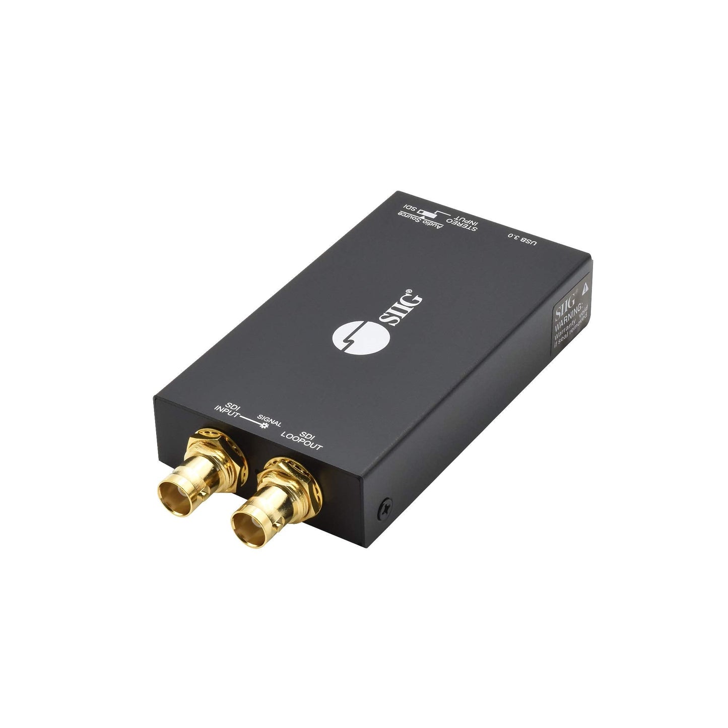 Siig Sdi Video Capture Card With Sdi Loop Out, 1080P 3G/Hd/Sd-Sdi Capture, Usb 3.0 1080P Record, Scaler, Audio Embedding, For Sd