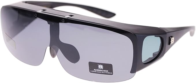 SA106 Large Mens Polarized Flip Up Fitover Sunglasses