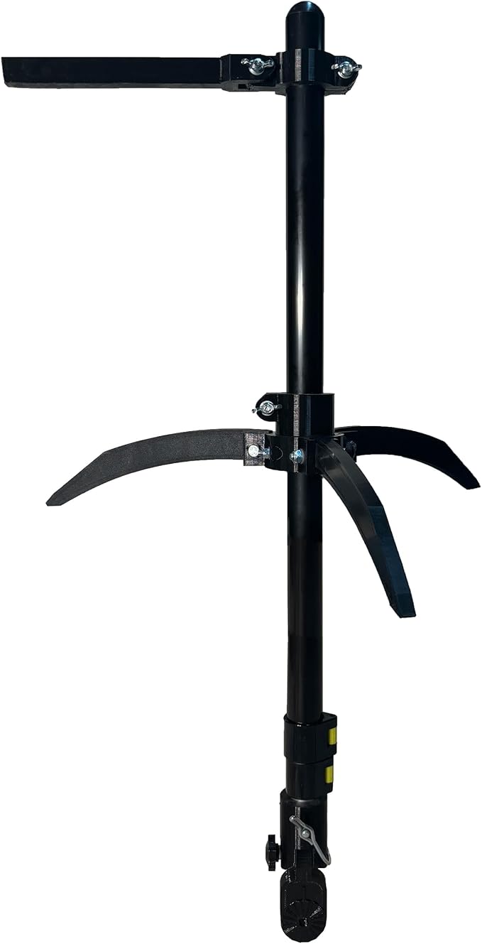 Stratum Outdoors Transducer Pole with Ice Mount, Tripod Mount for Ice Fishing, Adjustable 30"-60" Telescoping Pole, Smooth...
