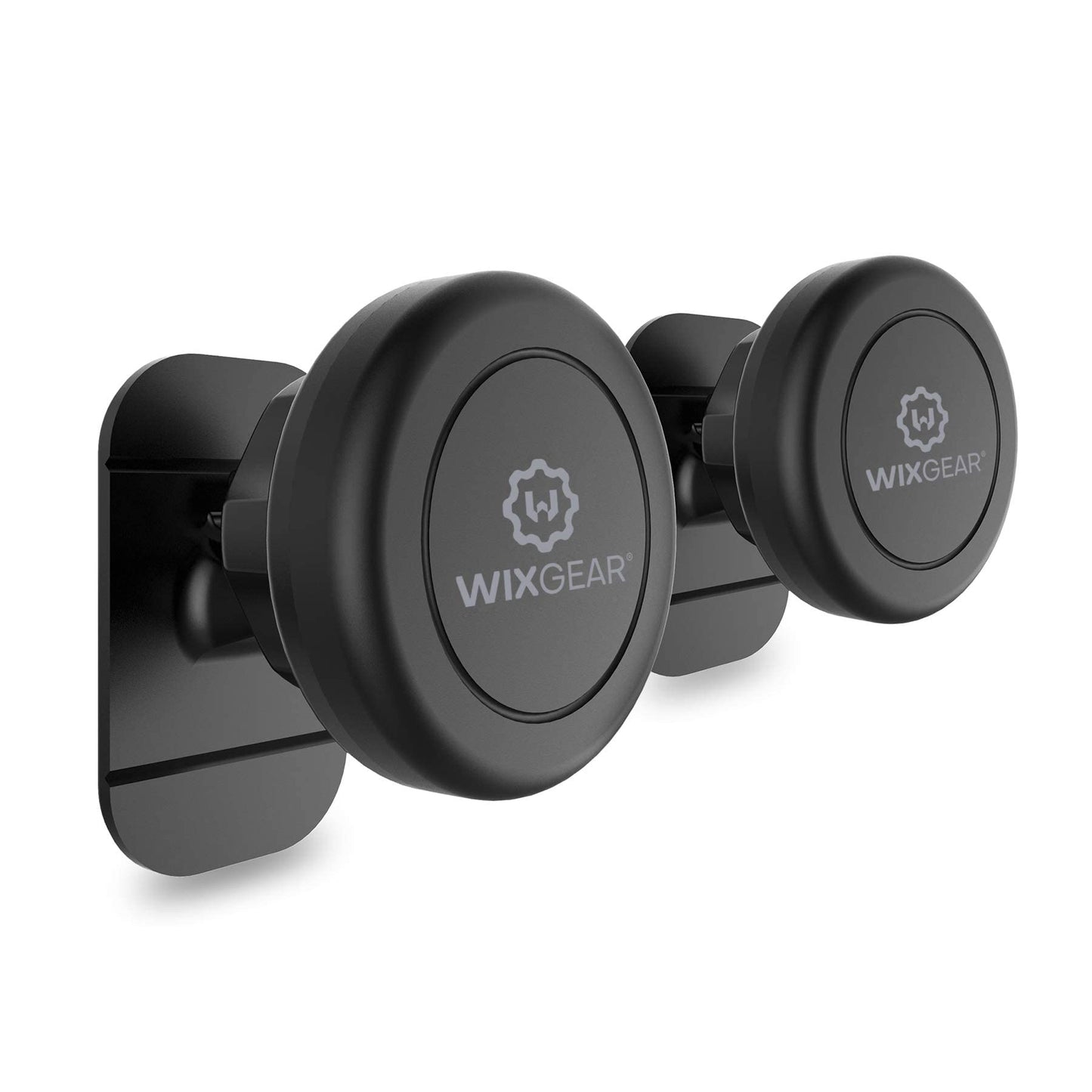 Wixgear Magnetic Car Mount [2-Pack] - Universal Stick-On Dashboard Magnetic Phone Holder For Car, Strong Magnet Mount For Cell P