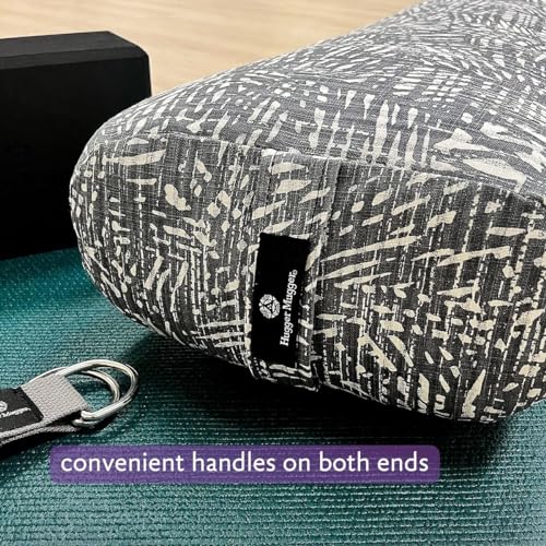 Hugger Mugger Standard Yoga Bolster - Firm, Supportive, Handmade, Durable