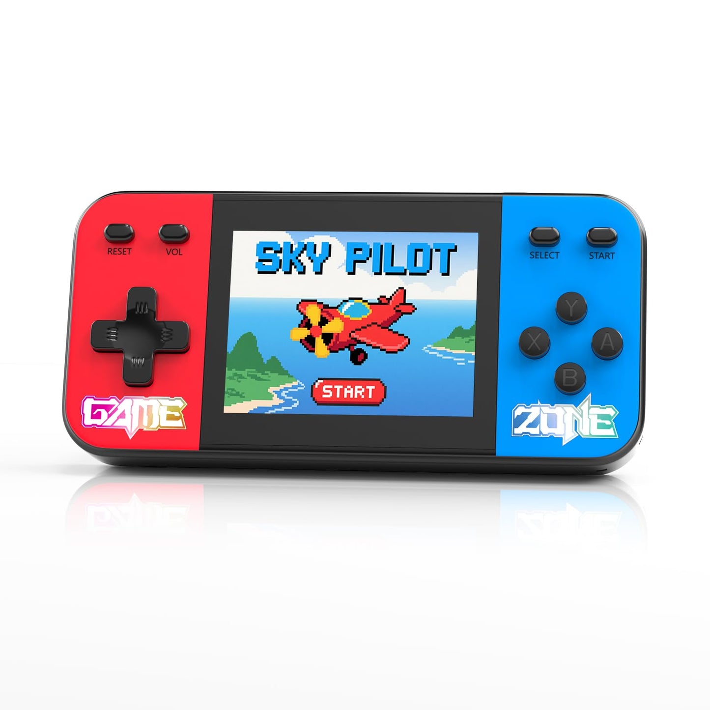 Handheld Game Console with 3.0 Inch LCD Screen, 240 Retro Classic Games, Rechargeable Battery Portable Mini Arcade - Electronic Travel Gift for Boys and Girls (Over 3-Years-Old)