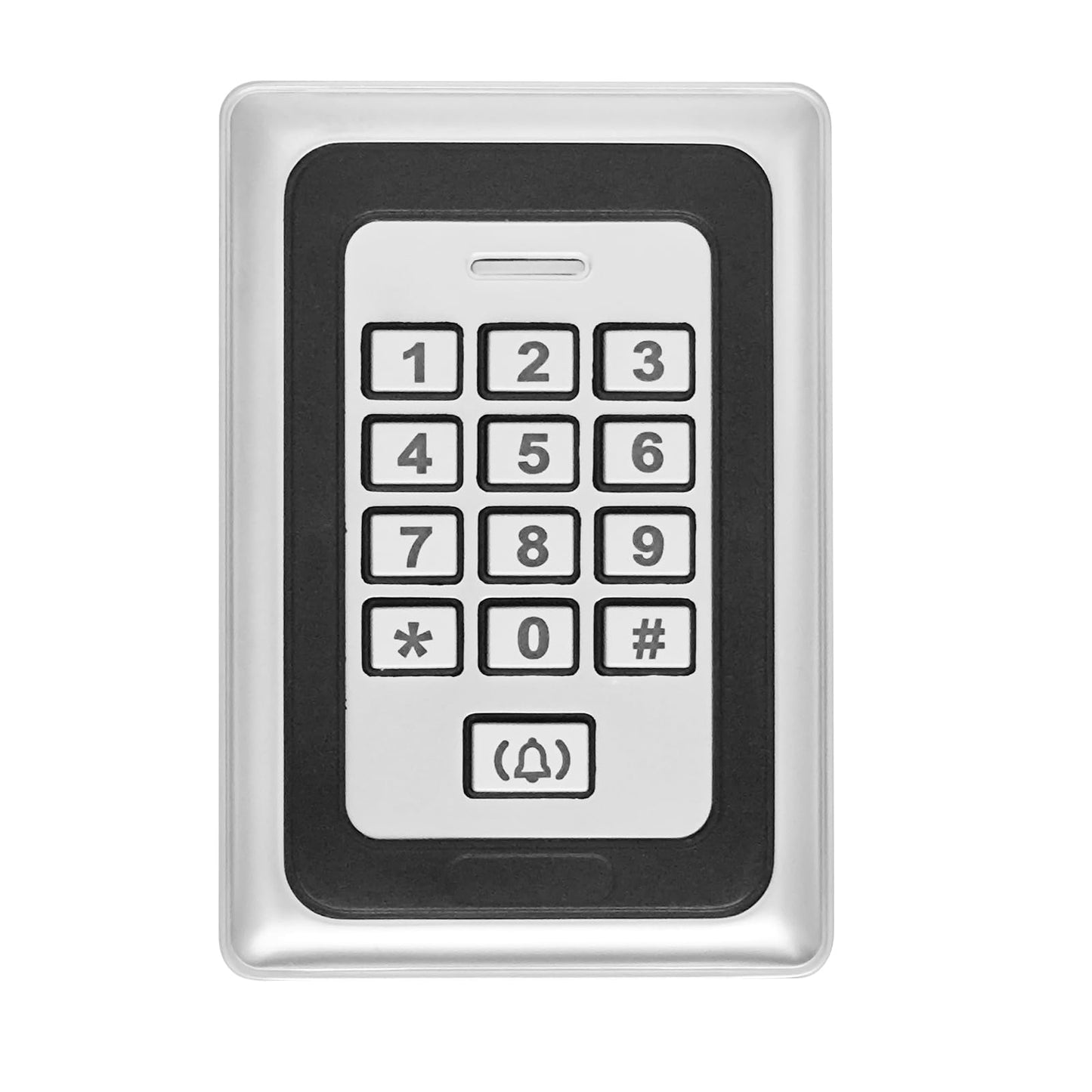 Access Control System 600lb Electric Magnetic Door Lock Kit: RFID Keypad, Remotes, Exit Button, Close to Entry Keypad & ID Card with 110-240VAC to 12VDC Power Supply(280Kg /600LB Kits)