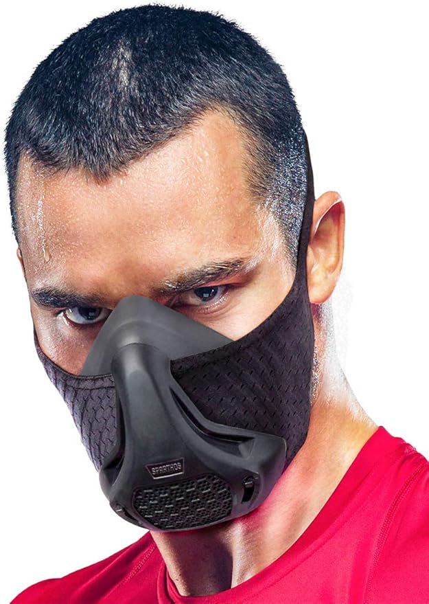 Sparthos High Altitude Mask - Simulate High Altitudes - for Gym, Cardio, Fitness, Running, Endurance and HIIT Training [16...