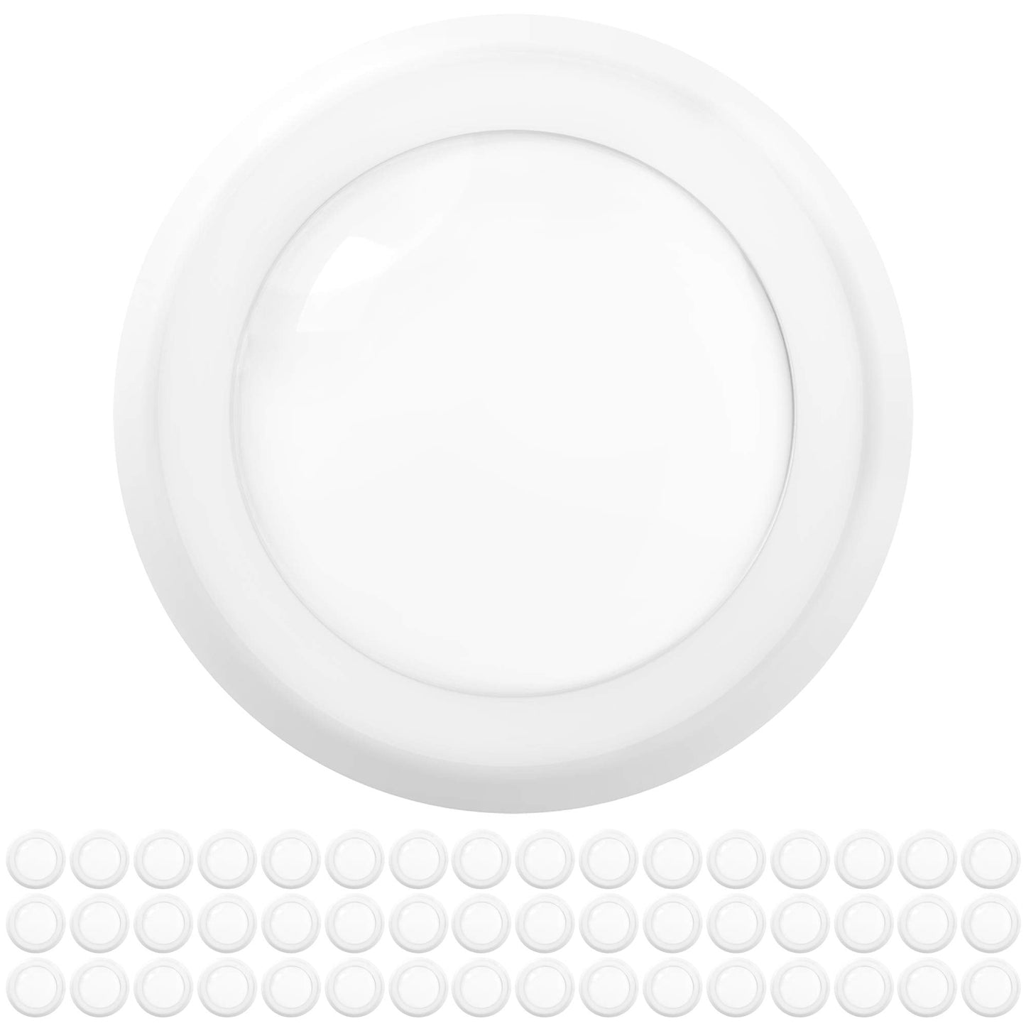 Sunco 48 Pack LED Disc Lights Ceiling 6 Inch, Flush Mount Disk Light, Recessed Can Lighting, 1050 LM, 15W (75W Equivalent), 5000K Daylight, Dimmable, Damp Rated ETL.