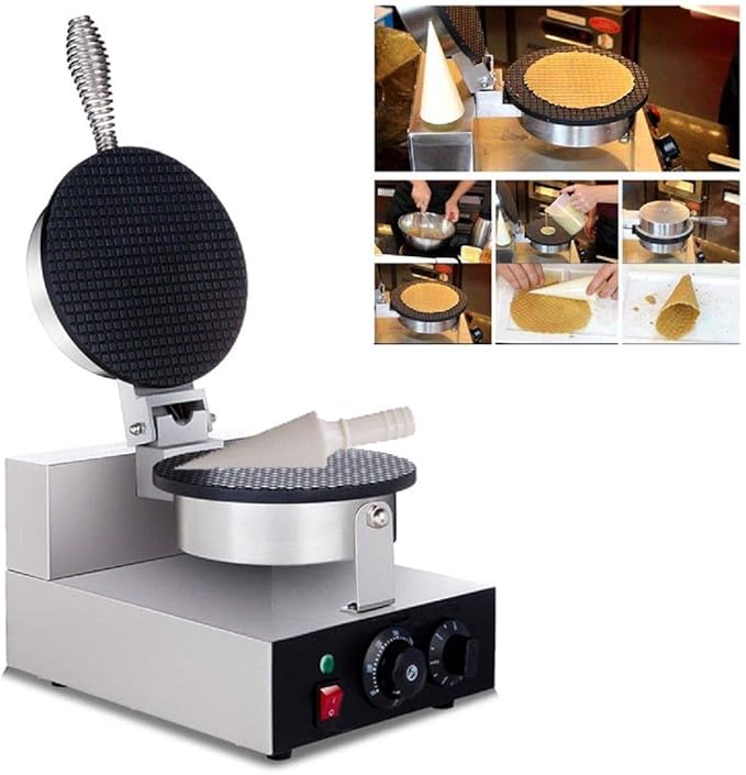 ALDKitchen Ice Cream Cone Waffle Iron | Cone Waffle Maker (Review)