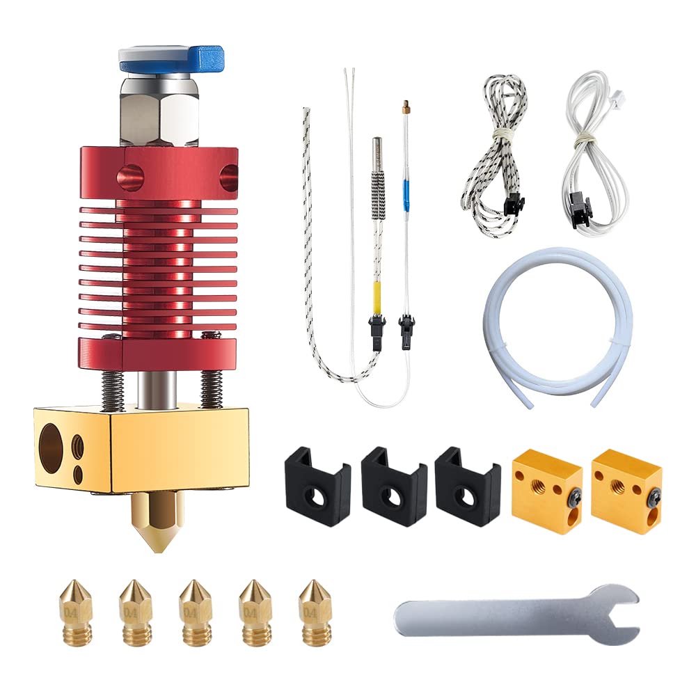 5Aplusreprap Ender 3 Hotend Upgrade: M3 Stud Thermistor,Fast Replaced, Compatible For Creality Ender 3 V2/Pro,Cr-10 J-Head Hoten