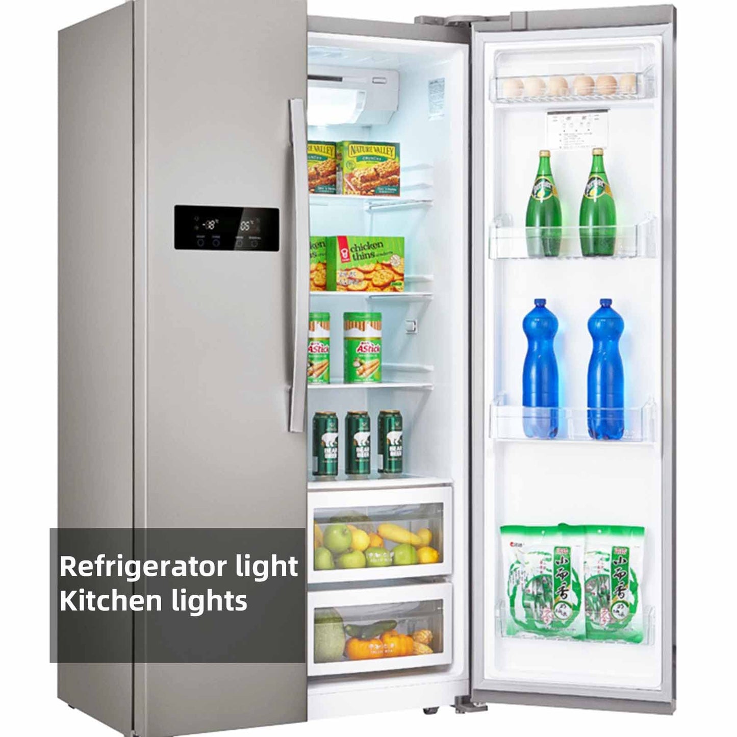 DAPSHU LED Refrigerator Light Bulb 3.5W E26 6000K Daylight White Polycarbonate Pack of 1