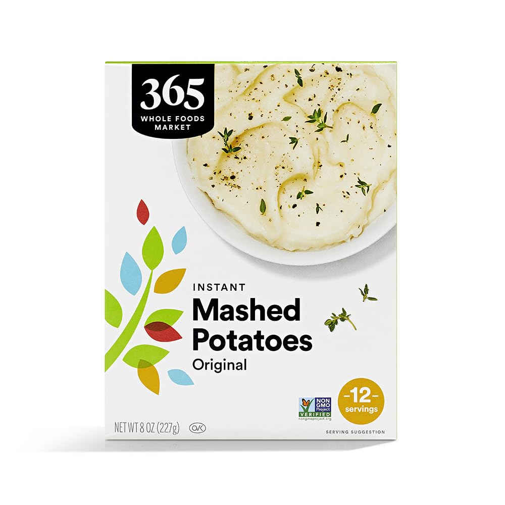 365 by Whole Foods Market Instant Mashed Potatoes, 8 Ounce, Original Flavor, White