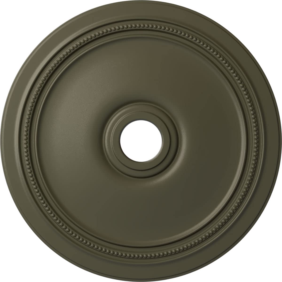 Ekena Millwork Cm24Diwhf Diane Ceiling Medallion, 24Od X 3 5/8Id X 1 1/4P (Fits Canopies Up To 6 1/4), Hand-Painted Witch Hazel