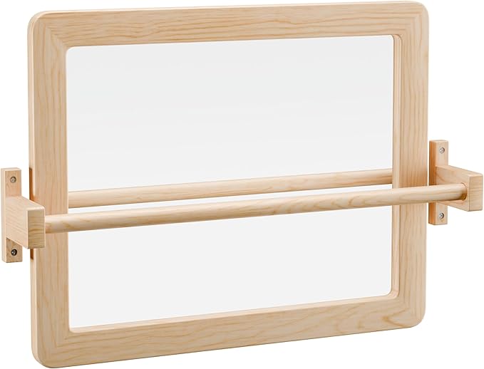 Ogears Montessori Baby Pull Up Bar, Montessori Small Mirror is Suitable for Babies Aged 6 to 18 Months, Infants Registry I...