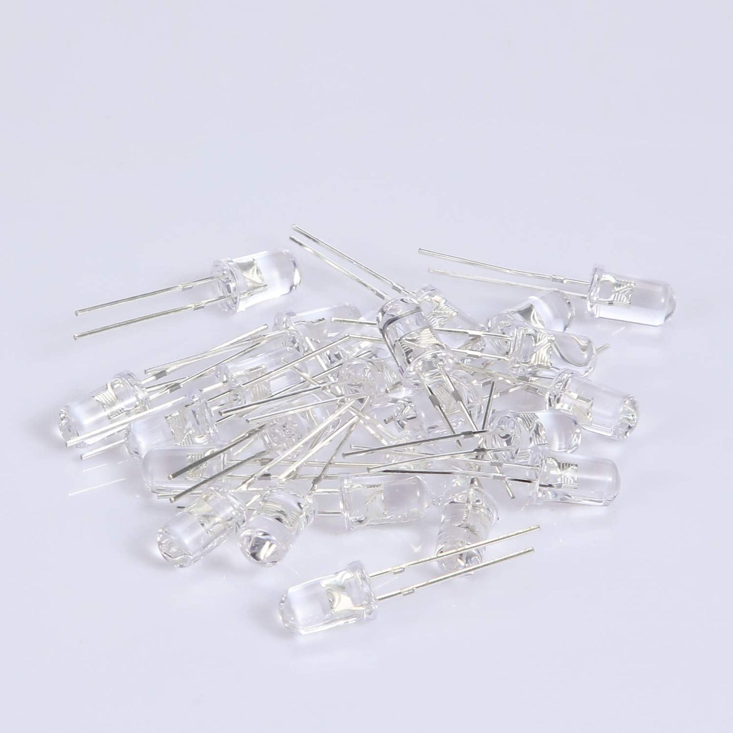 Eboot 100 Pieces Clear Led Light Emitting Diodes, 5Mm Blue, Model Ln0986