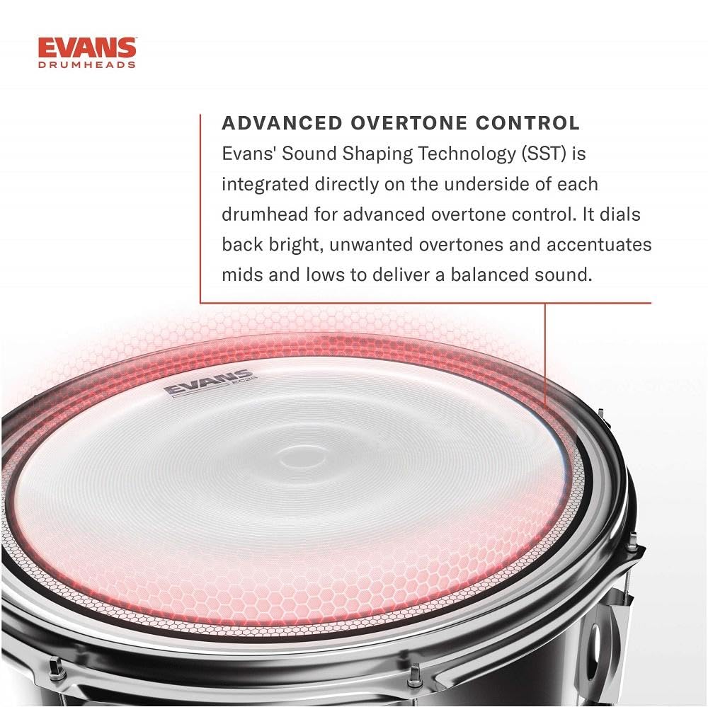 Evans Ec Resonant Drum Head, 14 Inch